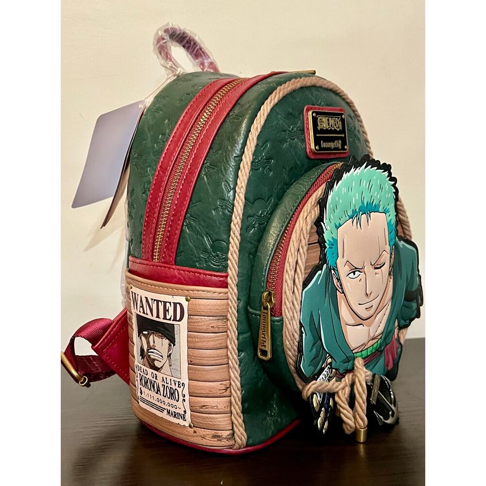 Loungefly One Piece Zoro Rope Mini Backpack - Picture 4 of 6